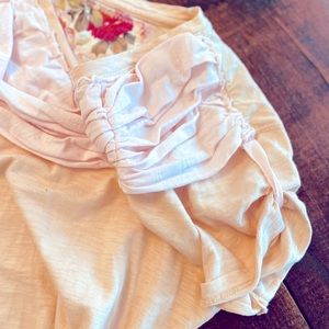 Hand re-fashioned tee shirt- pink